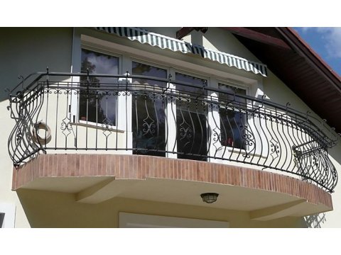 Balustrada kuta zewnętrzna balkon BKZ0039