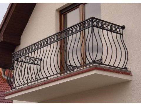 Balustrada kuta zewnętrzna balkon BKZ0040