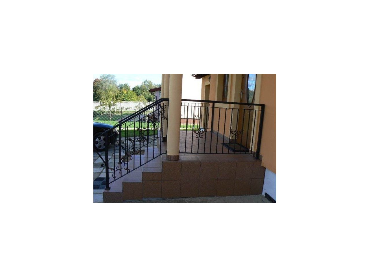 Balustrada kuta zewnętrzna balkon BKZ0042