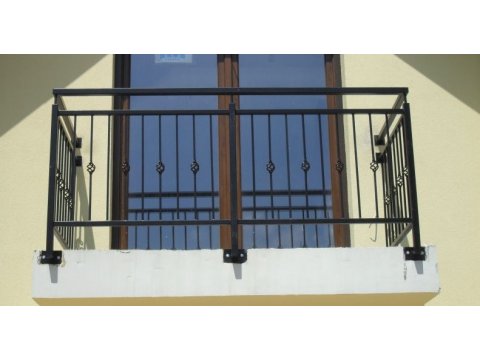 Balustrada kuta zewnętrzna balkon BKZ0043