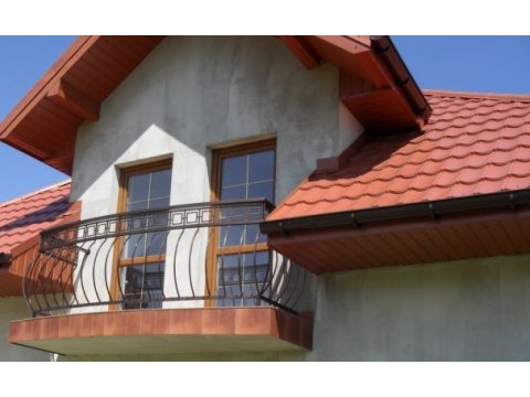 Balustrada kuta zewnętrzna balkon BKZ0047