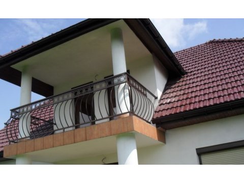 Balustrada kuta zewnętrzna balkon BKZ0047