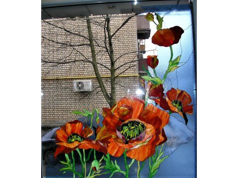 Buntglasfenster WO19