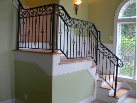 Balustrada kuta wewnętrzna metalowa BKW0027