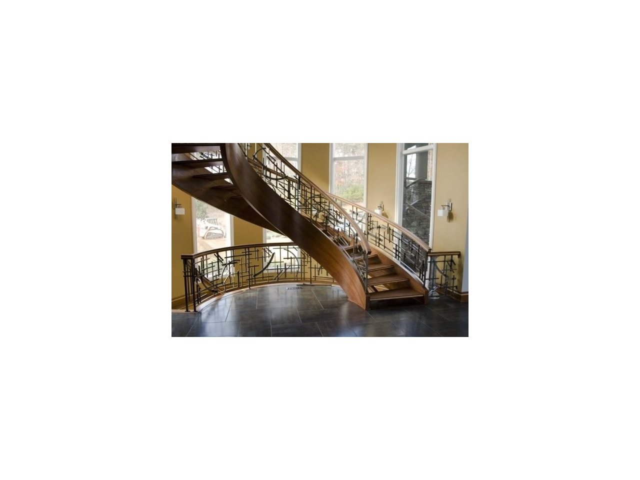 Balustrada kuta wewnętrzna futurystyczna BKW040