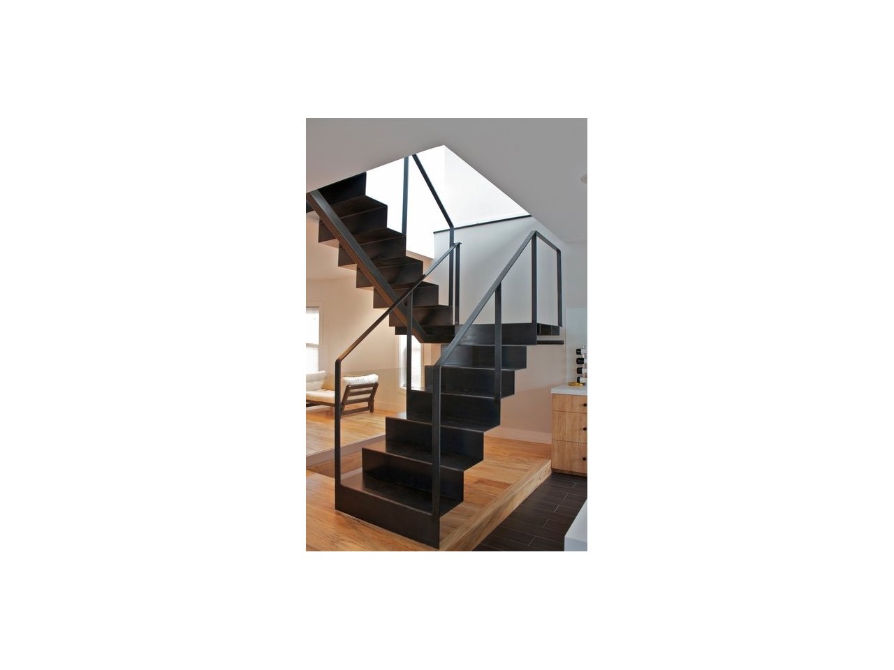 Balustrada kuta wewnętrzna modernistyczna BKW045