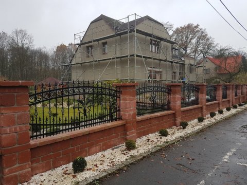 Ogrodzenie kute przęsła stalowe OK57