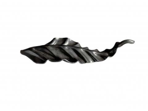 Stalowy liść fala duży...