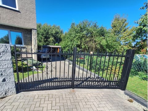 Brama Kuta Uchylna Ozdobna...