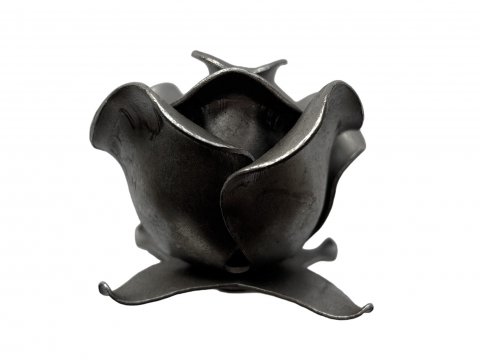 Stalowy kuty kwiat róża...