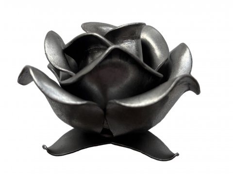 Stalowy kuty kwiat róża...