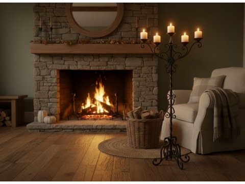 Geschmiedetekerzenständer