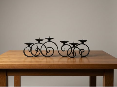 Geschmiedetekerzenständer...