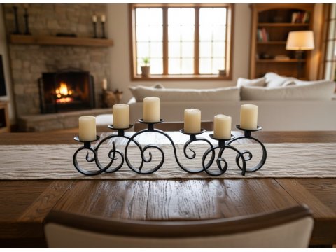 Geschmiedetekerzenständer...