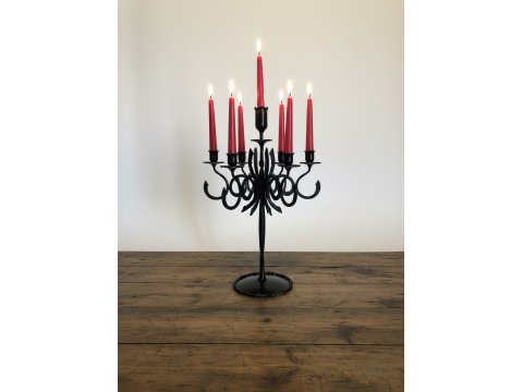 Świecznik kuty gotycki 7...