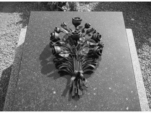 Metalowy bukiet róż 550x370 mm