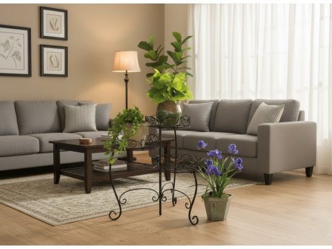 Geschmiedeteblumenbeet...