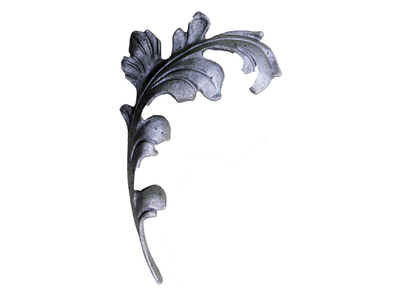 Stalowy kuty liść 250x150mm Stalowy kuty liść 250x150mm
